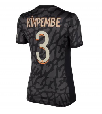 Paris Saint-Germain Presnel Kimpembe #3 Tercera Equipación Mujer 2023-24 Manga Corta